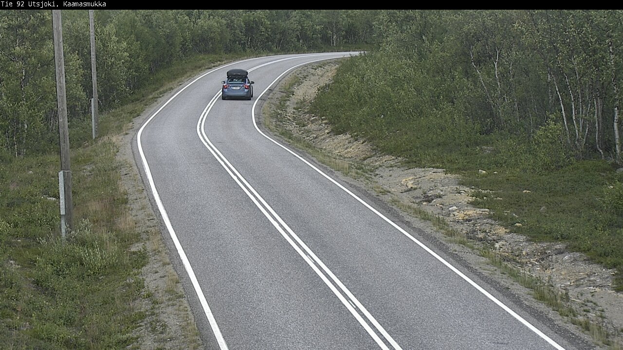 Kelikamerat Kuva Tie 92 Utsjoki, Kaamasmukka, Utsjoki, Lappi