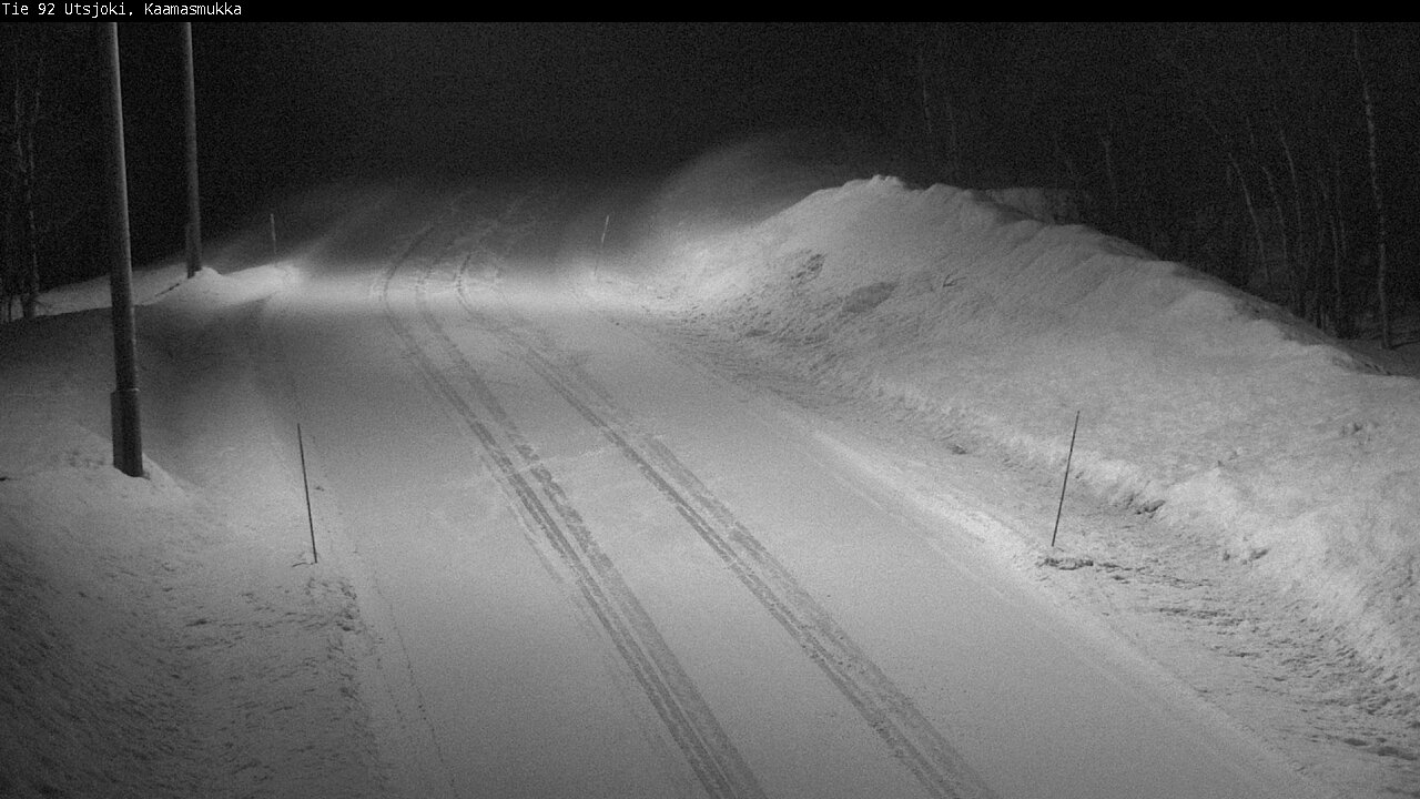 Weather Camera Image Road 92 Utsjoki, Kaamasmukka, Utsjoki, Lappi