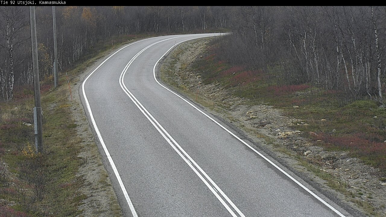 Kelikamerat Kuva Tie 92 Utsjoki, Kaamasmukka, Utsjoki, Lappi