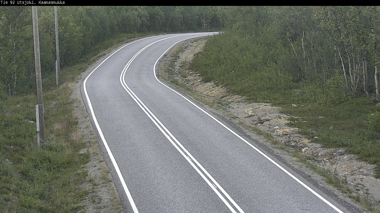 Kelikamerat Kuva Tie 92 Utsjoki, Kaamasmukka, Utsjoki, Lappi