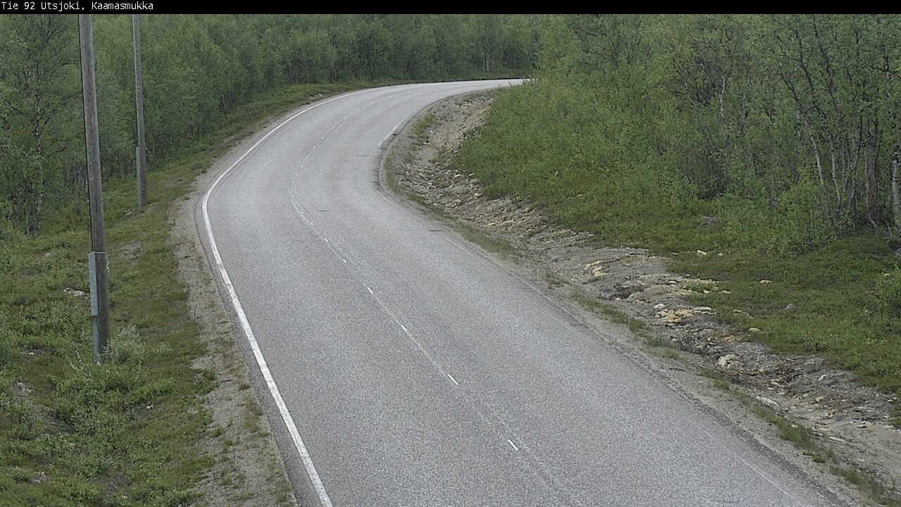 Kelikamerat Kuva Tie 92 Utsjoki, Kaamasmukka, Utsjoki, Lappi