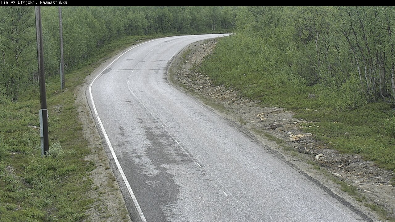 Kelikamerat Kuva Tie 92 Utsjoki, Kaamasmukka, Utsjoki, Lappi