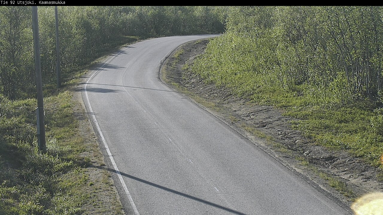 Weather Camera Image Väg 92 Utsjoki, Kaamasmukka, Utsjoki, Lappi