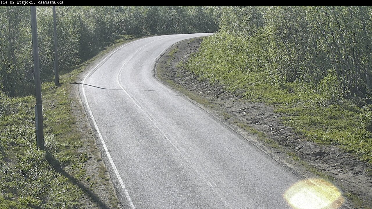 Weather Camera Image Väg 92 Utsjoki, Kaamasmukka, Utsjoki, Lappi