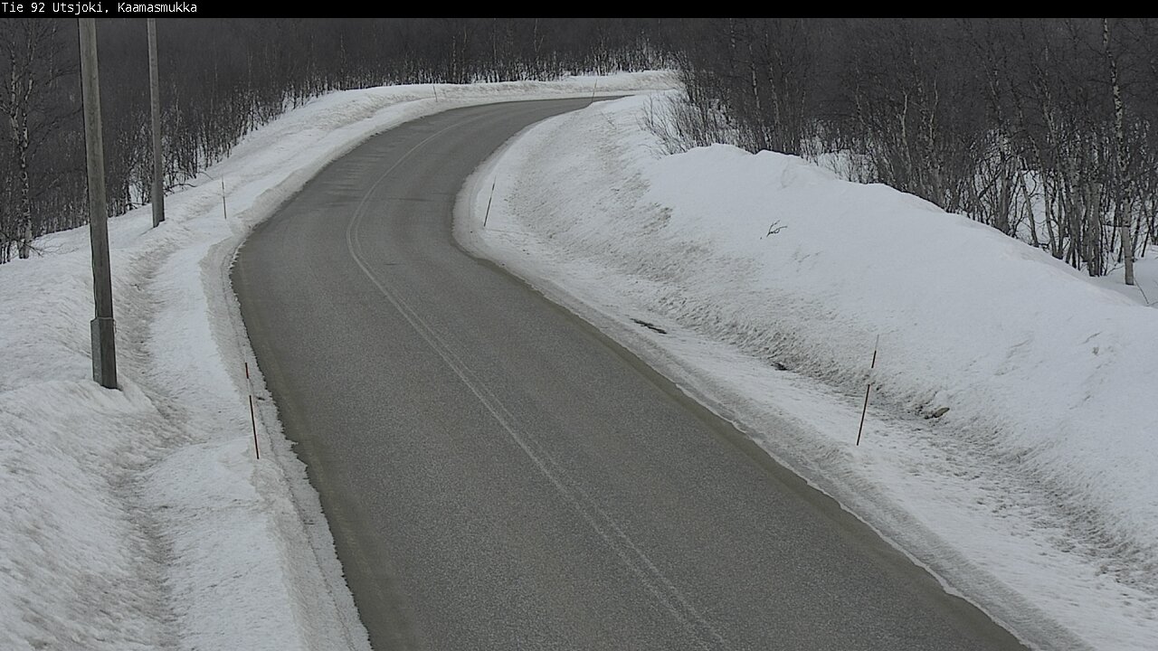 Weather Camera Image Road 92 Utsjoki, Kaamasmukka, Utsjoki, Lappi
