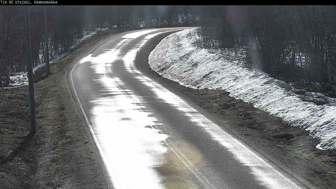 Weather Camera Image Väg 92 Utsjoki, Kaamasmukka, Utsjoki, Lappi
