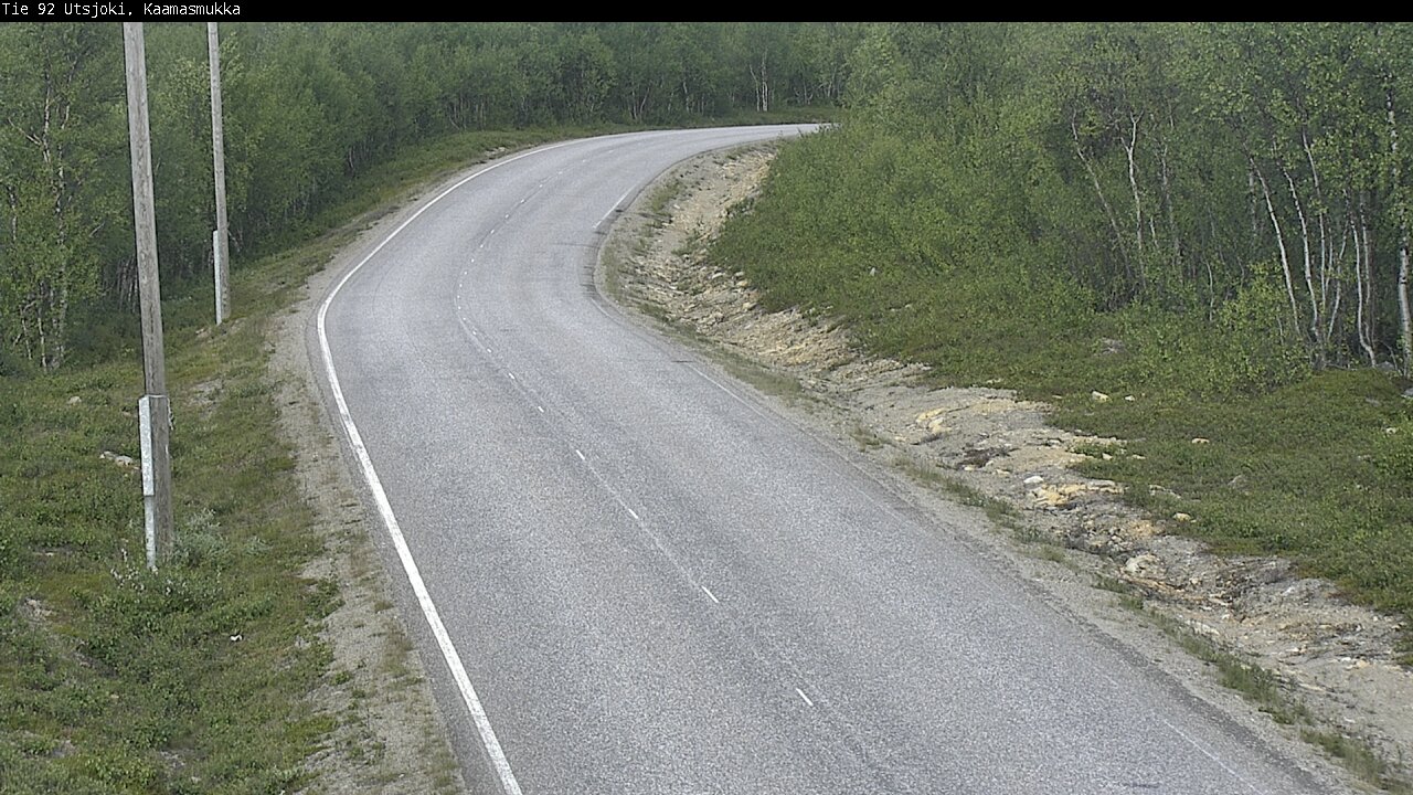 Weather Camera Image Väg 92 Utsjoki, Kaamasmukka, Utsjoki, Lappi