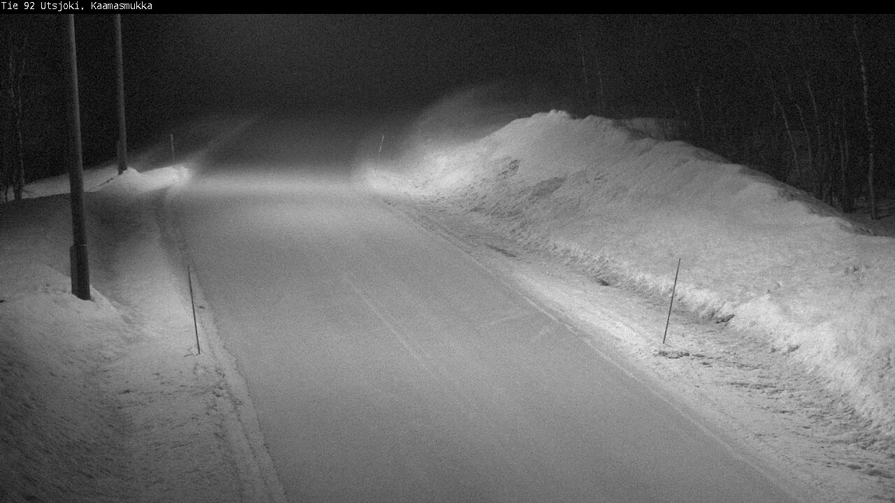 Weather Camera Image Road 92 Utsjoki, Kaamasmukka, Utsjoki, Lappi