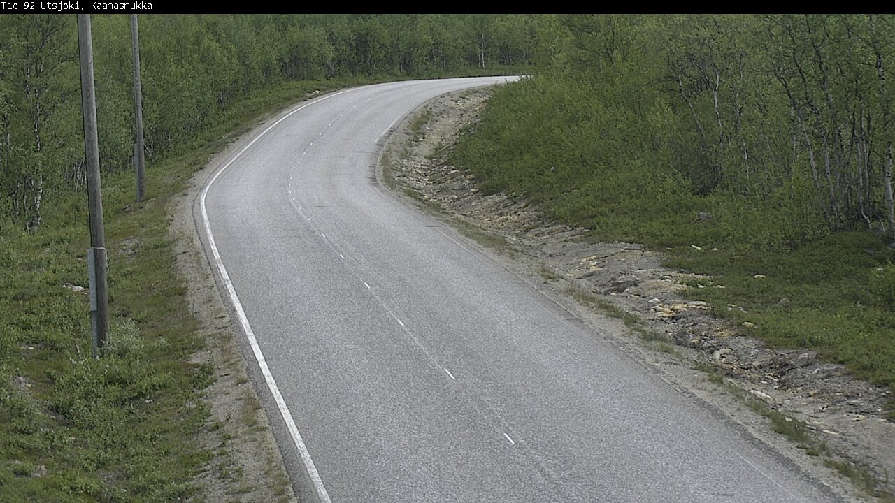 Weather Camera Image Väg 92 Utsjoki, Kaamasmukka, Utsjoki, Lappi