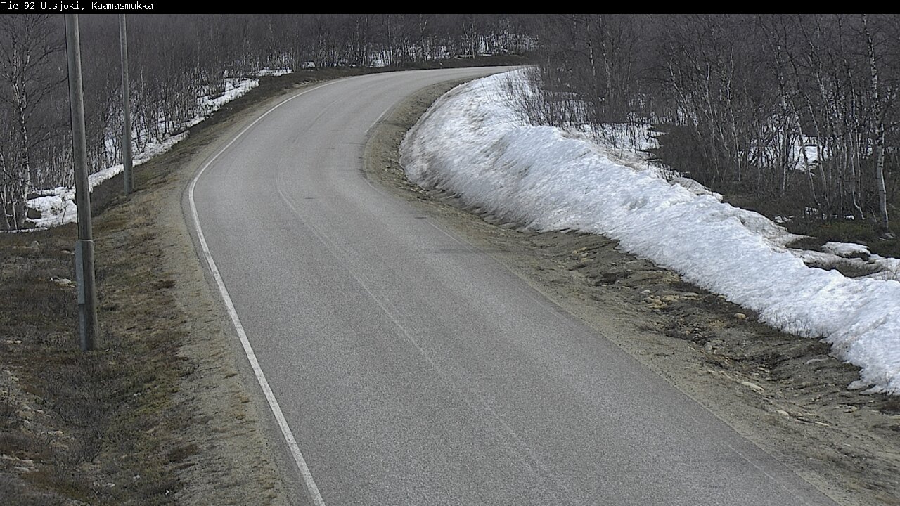 Weather Camera Image Väg 92 Utsjoki, Kaamasmukka, Utsjoki, Lappi