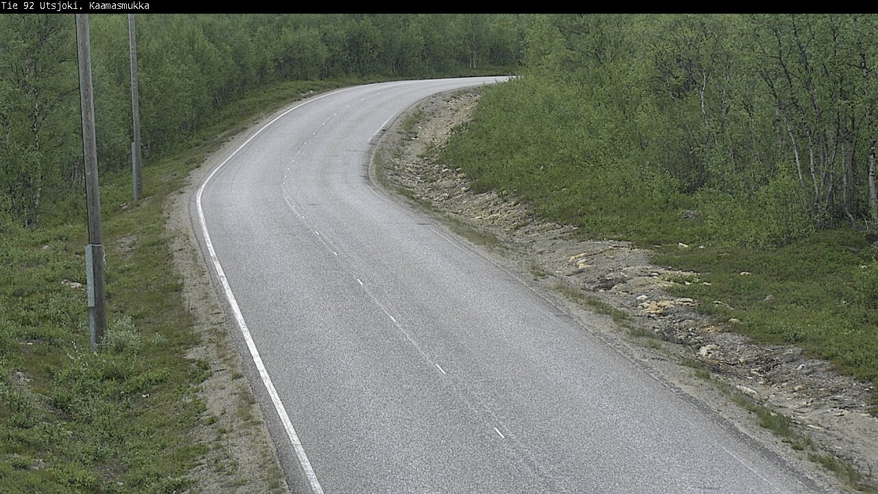 Kelikamerat Kuva Tie 92 Utsjoki, Kaamasmukka, Utsjoki, Lappi