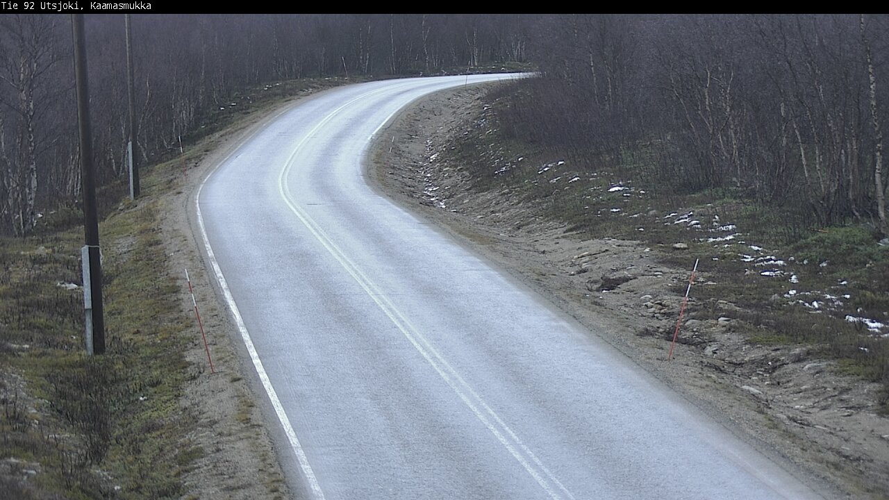 Kelikamerat Kuva Tie 92 Utsjoki, Kaamasmukka, Utsjoki, Lappi