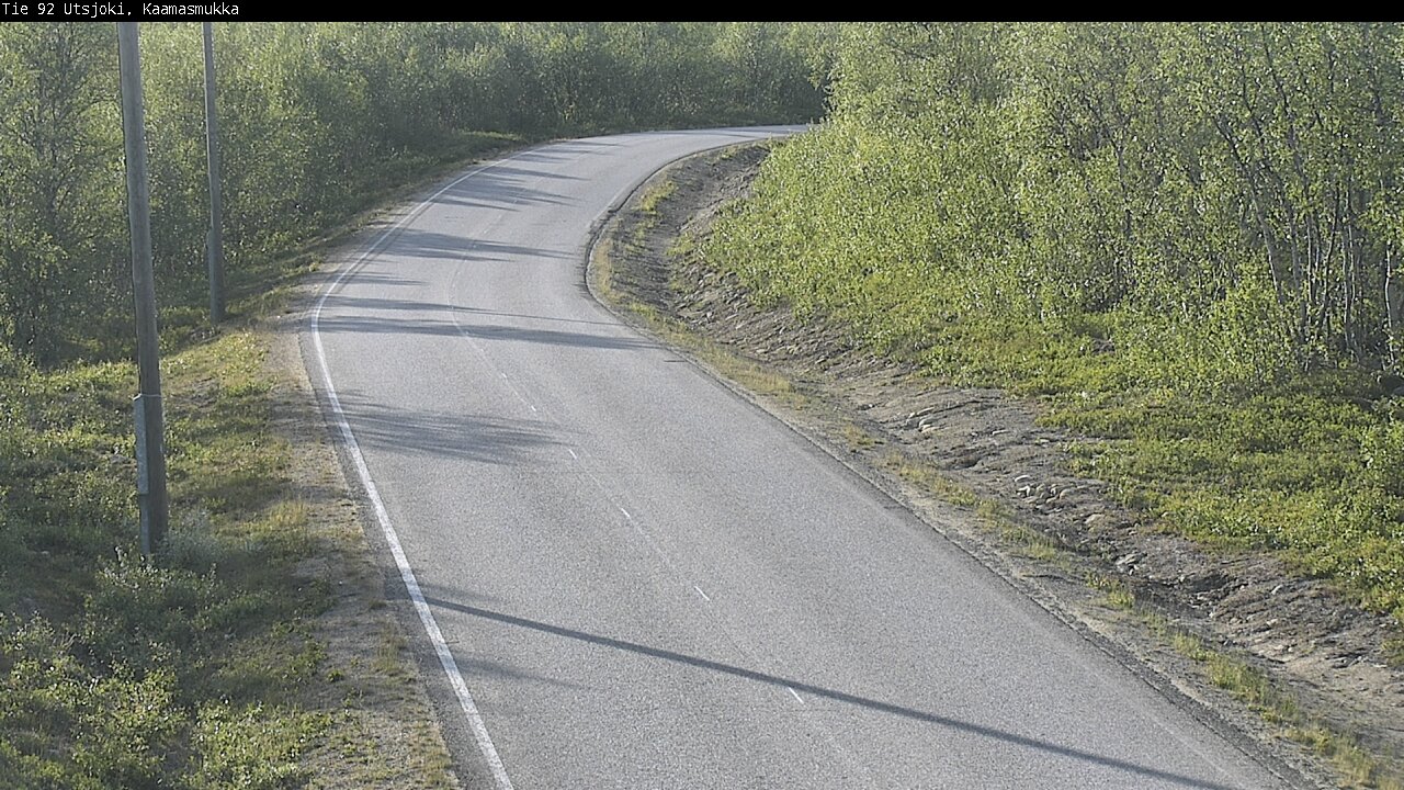 Weather Camera Image Väg 92 Utsjoki, Kaamasmukka, Utsjoki, Lappi