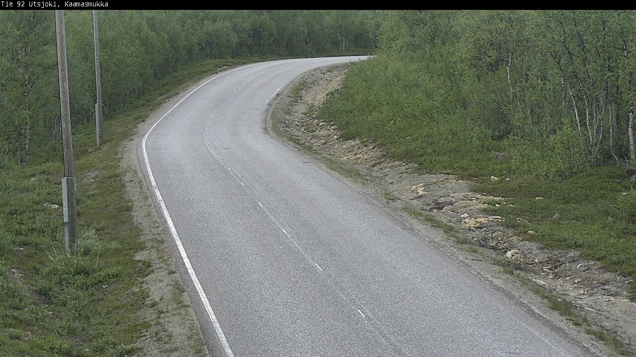 Kelikamerat Kuva Tie 92 Utsjoki, Kaamasmukka, Utsjoki, Lappi