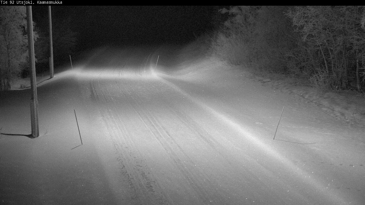 Kelikamerat Kuva Tie 92 Utsjoki, Kaamasmukka, Utsjoki, Lappi