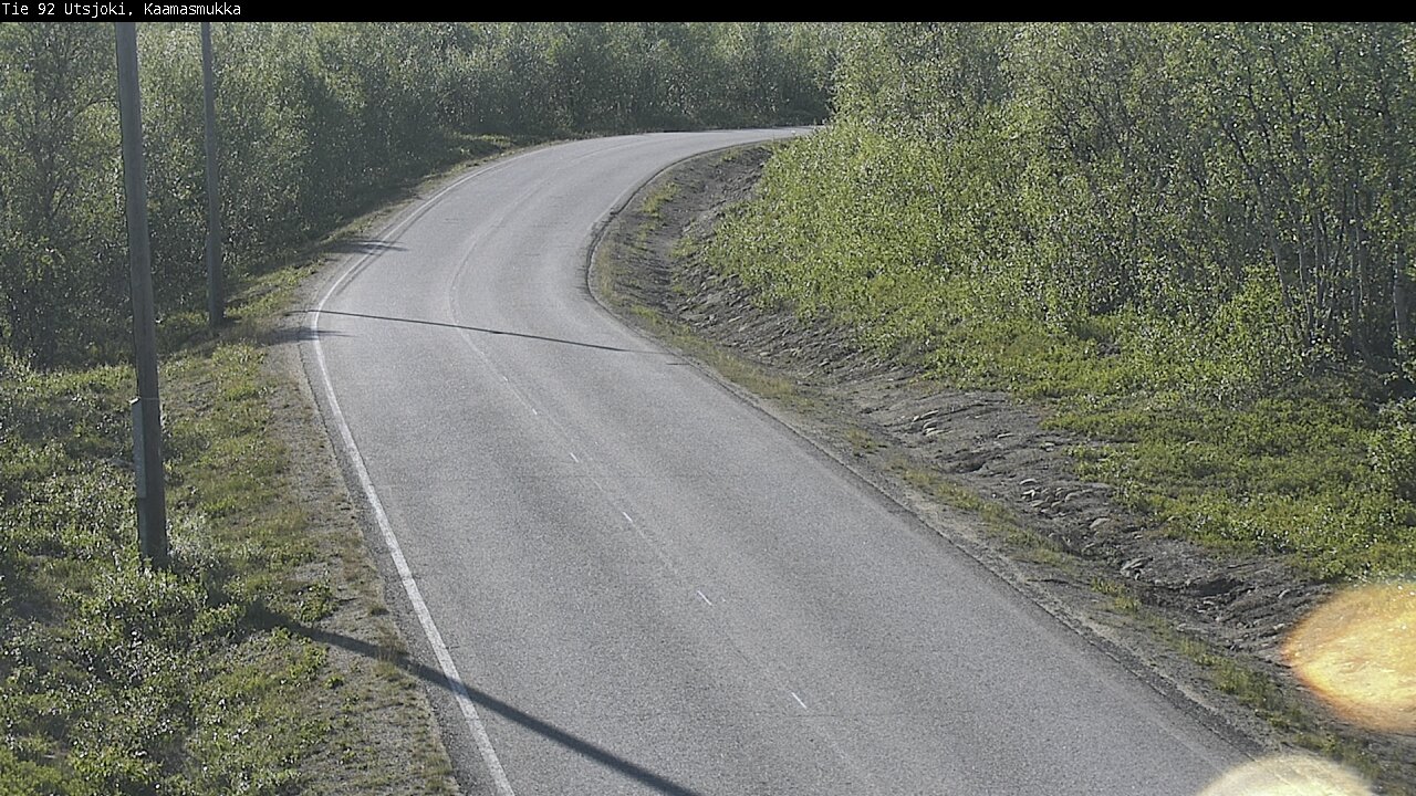 Weather Camera Image Väg 92 Utsjoki, Kaamasmukka, Utsjoki, Lappi