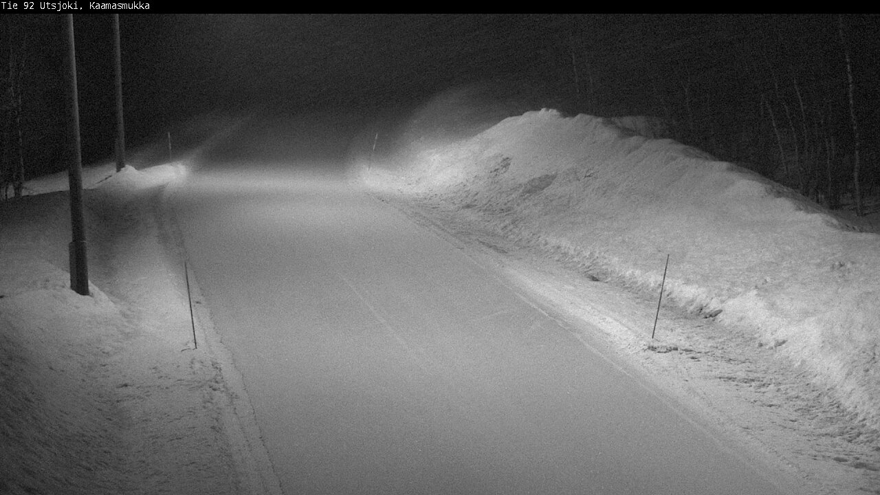 Weather Camera Image Road 92 Utsjoki, Kaamasmukka, Utsjoki, Lappi