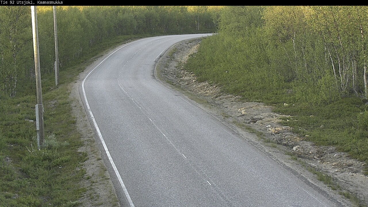 Weather Camera Image Väg 92 Utsjoki, Kaamasmukka, Utsjoki, Lappi