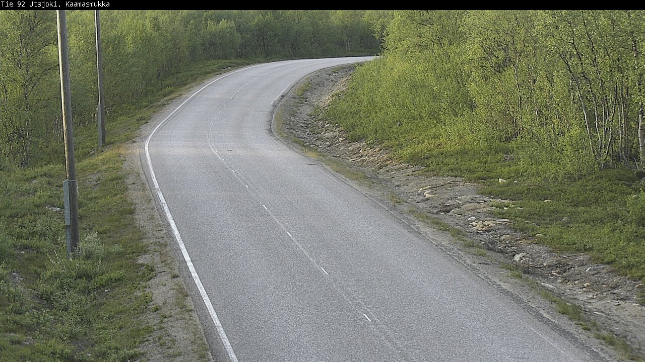 Kelikamerat Kuva Tie 92 Utsjoki, Kaamasmukka, Utsjoki, Lappi