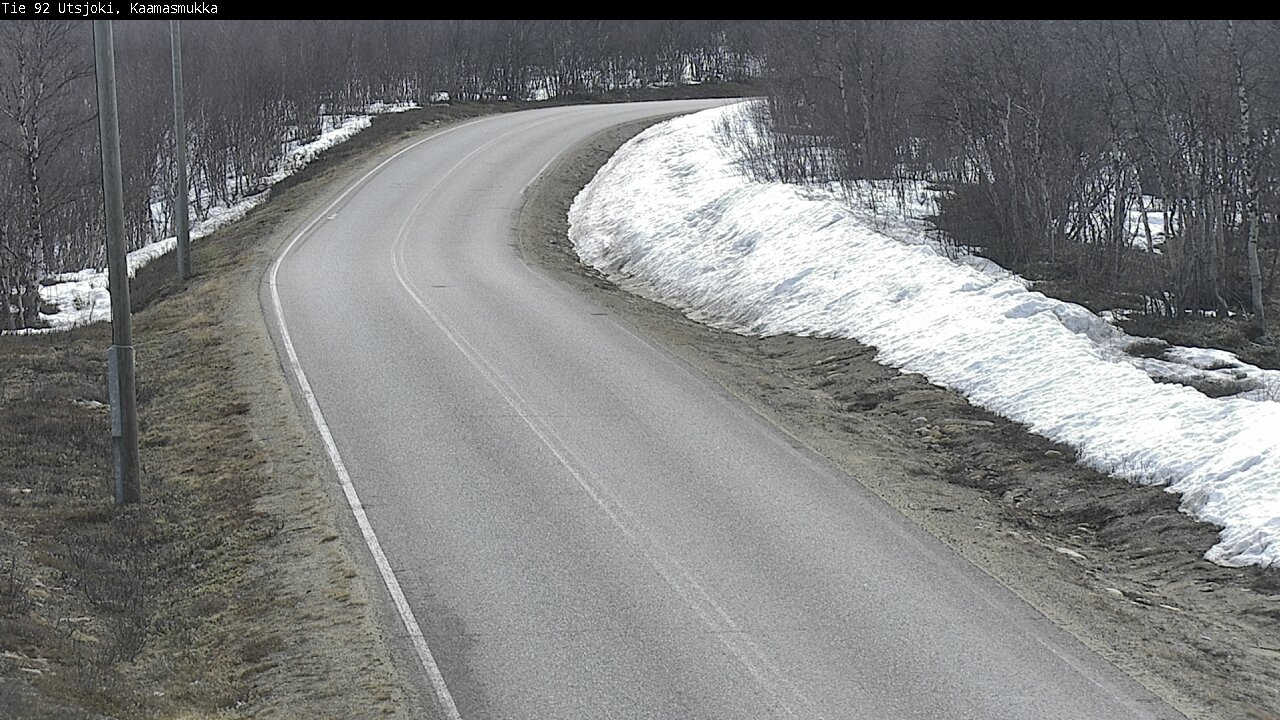 Weather Camera Image Väg 92 Utsjoki, Kaamasmukka, Utsjoki, Lappi