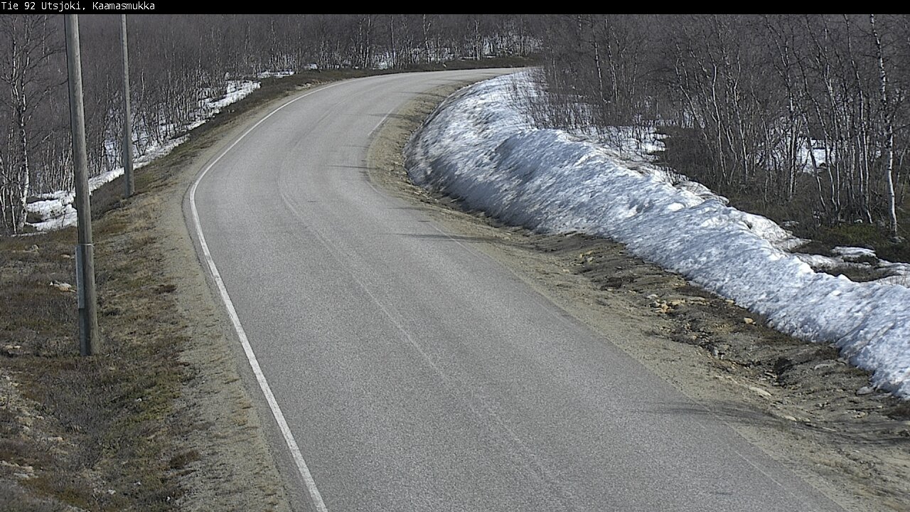 Weather Camera Image Väg 92 Utsjoki, Kaamasmukka, Utsjoki, Lappi