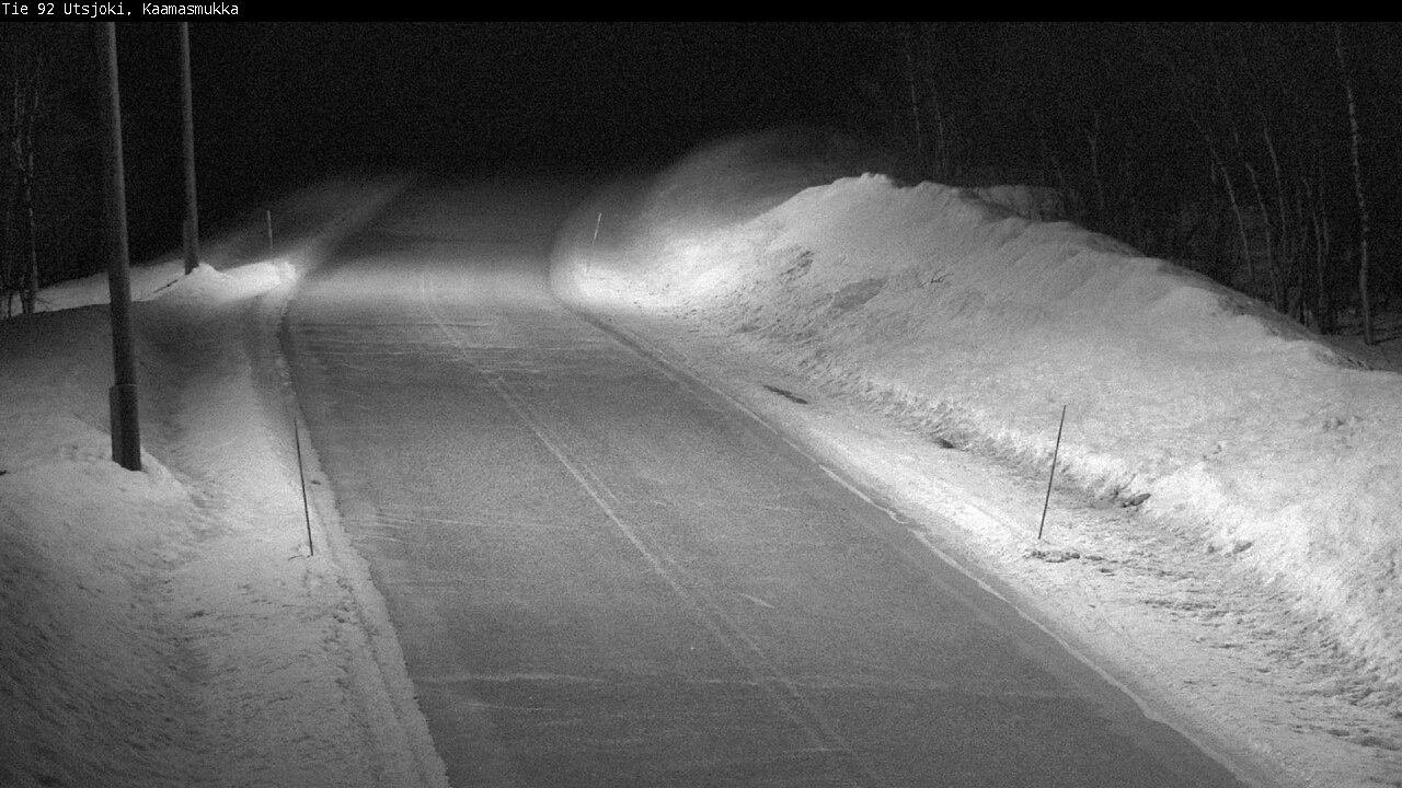 Weather Camera Image Road 92 Utsjoki, Kaamasmukka, Utsjoki, Lappi