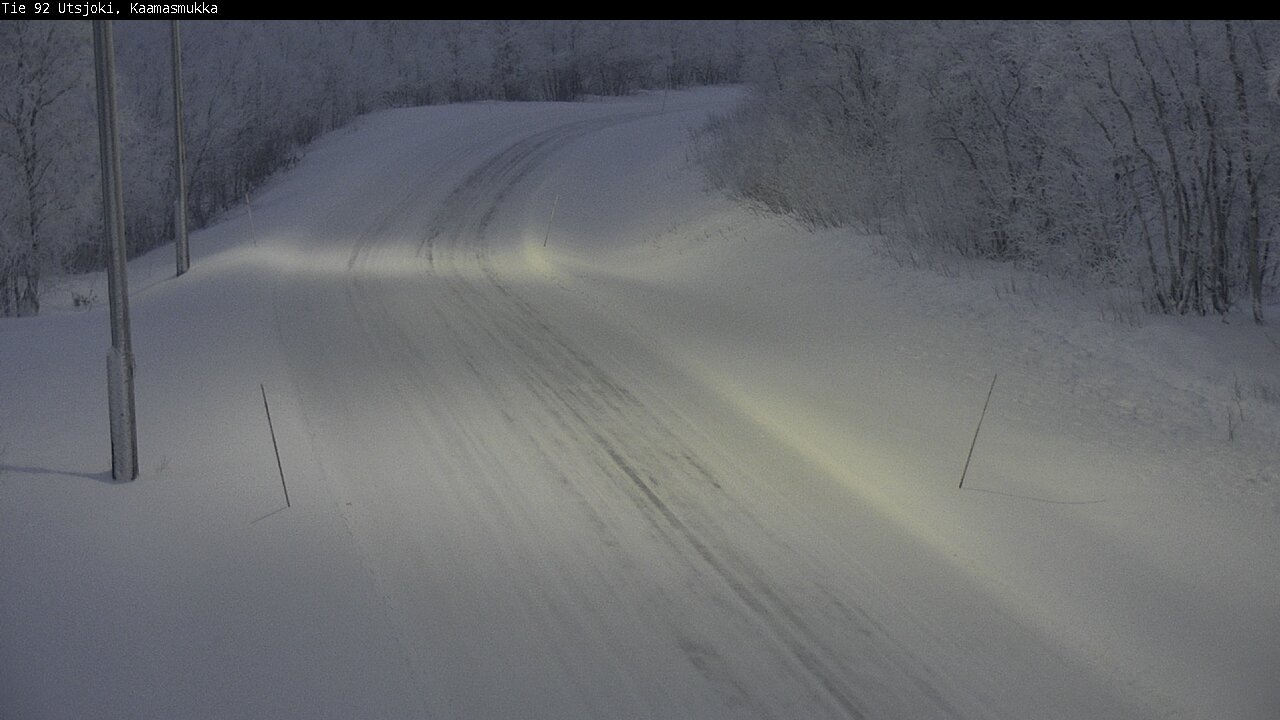 Kelikamerat Kuva Tie 92 Utsjoki, Kaamasmukka, Utsjoki, Lappi