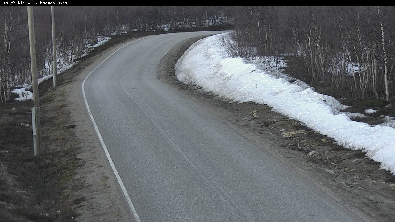 Weather Camera Image Väg 92 Utsjoki, Kaamasmukka, Utsjoki, Lappi