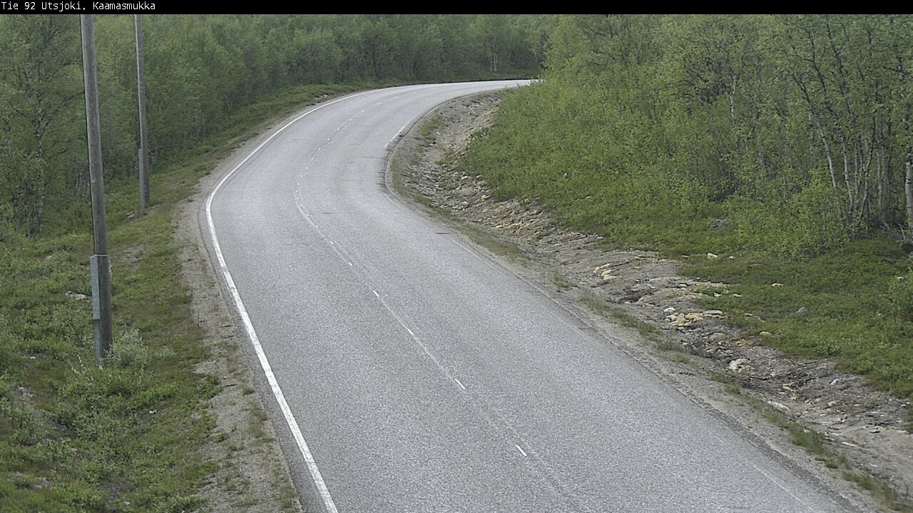 Kelikamerat Kuva Tie 92 Utsjoki, Kaamasmukka, Utsjoki, Lappi