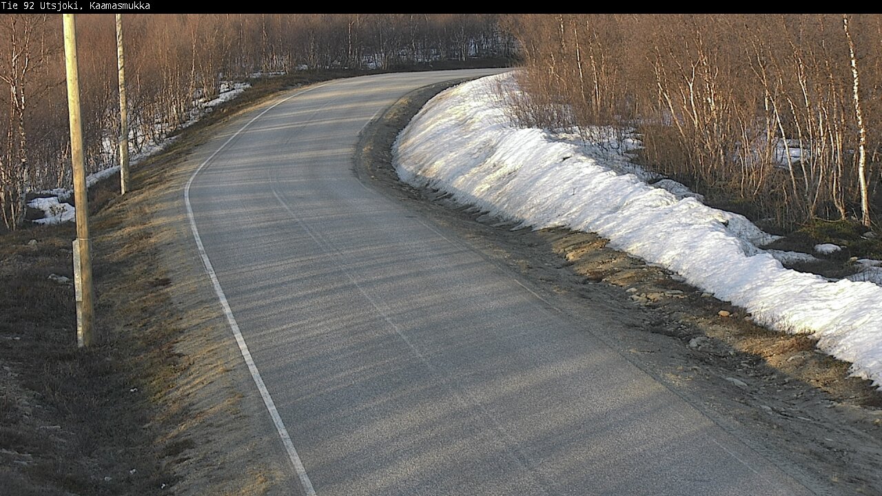 Weather Camera Image Väg 92 Utsjoki, Kaamasmukka, Utsjoki, Lappi