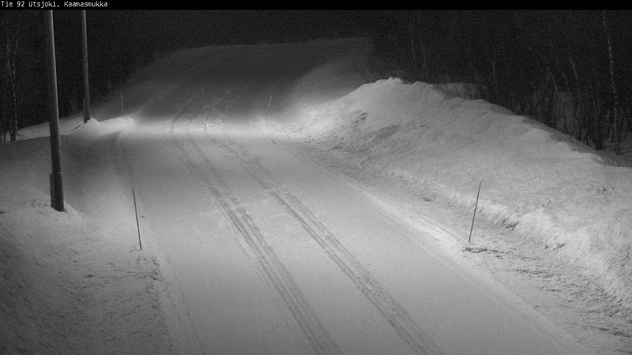 Weather Camera Image Road 92 Utsjoki, Kaamasmukka, Utsjoki, Lappi