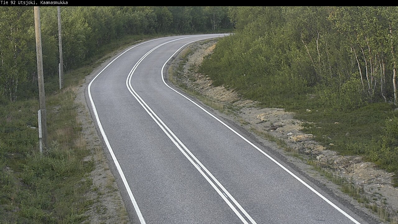 Kelikamerat Kuva Tie 92 Utsjoki, Kaamasmukka, Utsjoki, Lappi