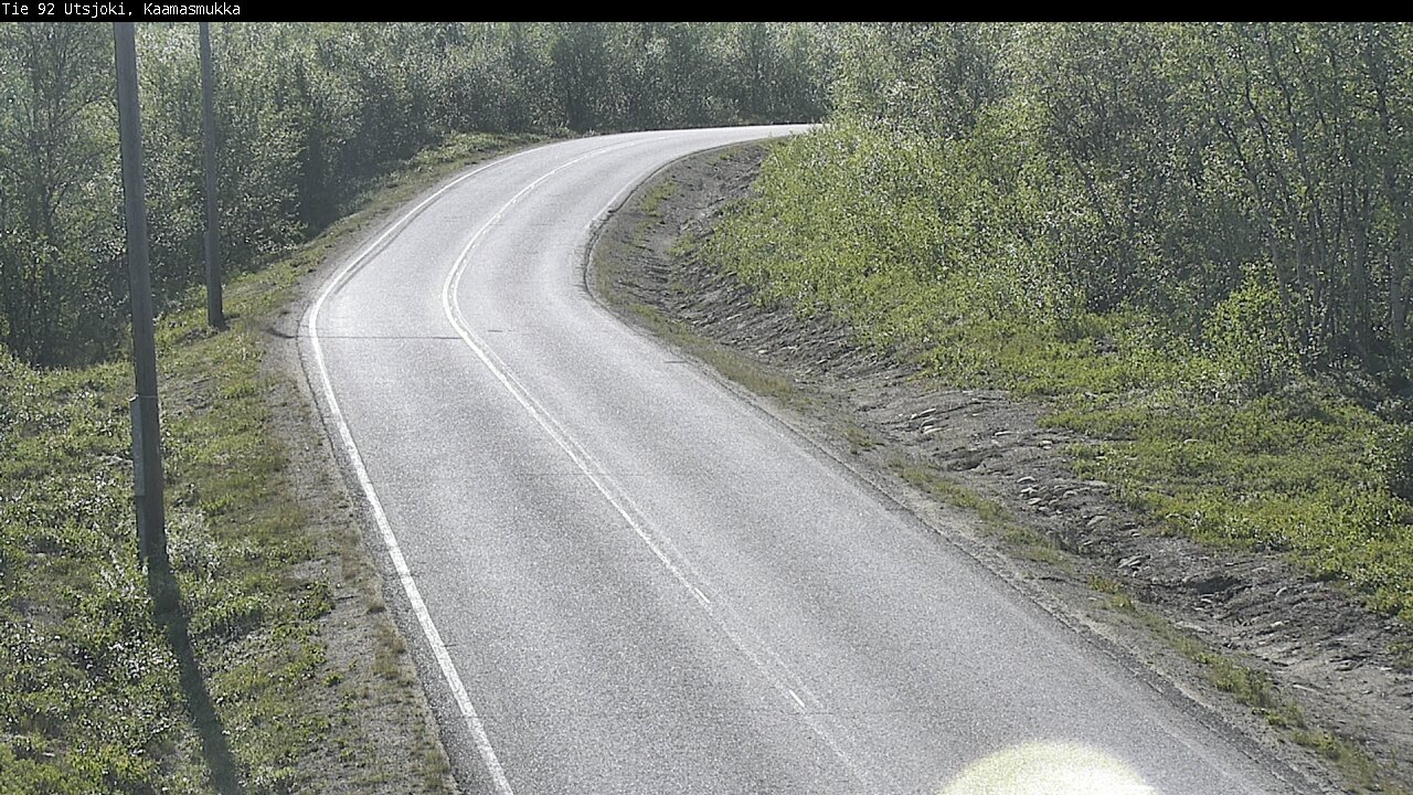 Weather Camera Image Väg 92 Utsjoki, Kaamasmukka, Utsjoki, Lappi