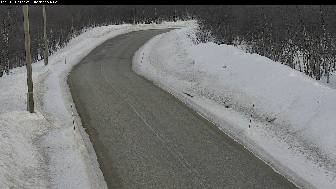 Weather Camera Image Road 92 Utsjoki, Kaamasmukka, Utsjoki, Lappi