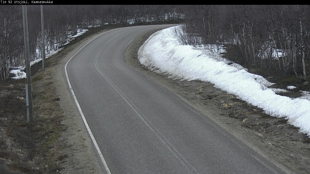 Weather Camera Image Road 92 Utsjoki, Kaamasmukka, Utsjoki, Lappi