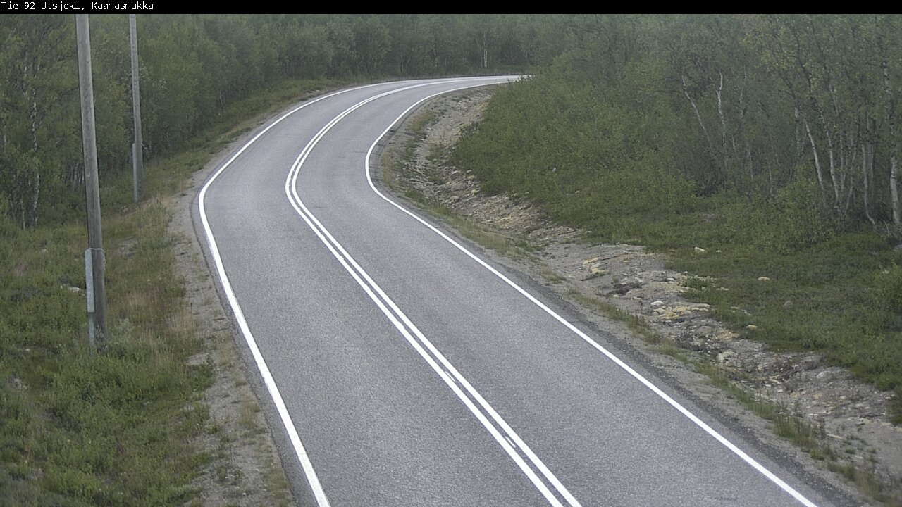 Kelikamerat Kuva Tie 92 Utsjoki, Kaamasmukka, Utsjoki, Lappi