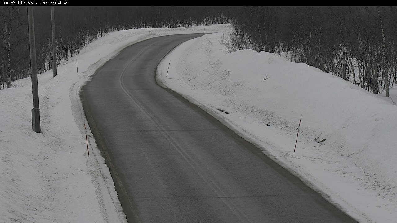 Weather Camera Image Väg 92 Utsjoki, Kaamasmukka, Utsjoki, Lappi