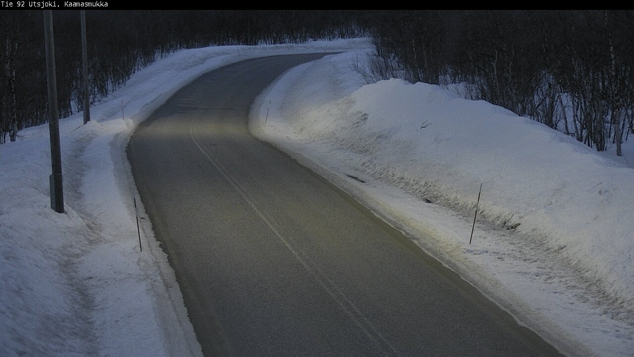 Weather Camera Image Road 92 Utsjoki, Kaamasmukka, Utsjoki, Lappi