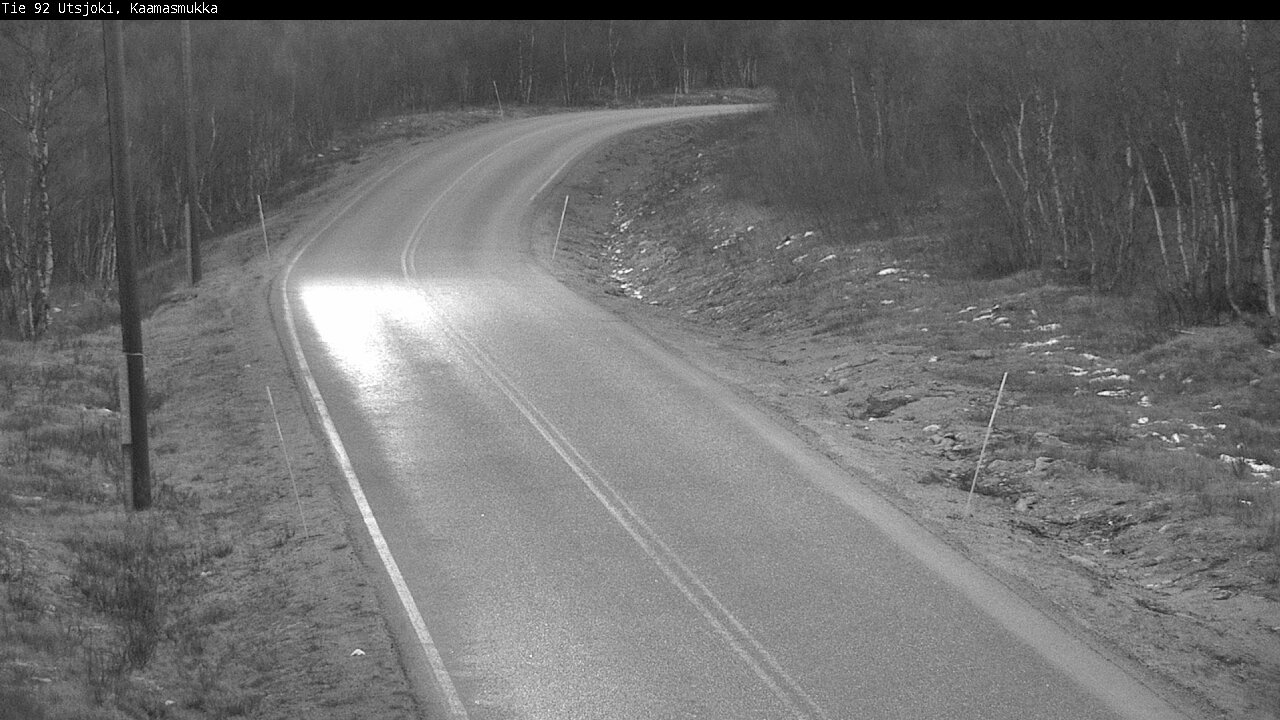 Kelikamerat Kuva Tie 92 Utsjoki, Kaamasmukka, Utsjoki, Lappi