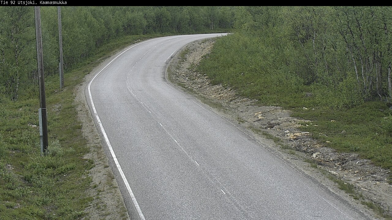 Kelikamerat Kuva Tie 92 Utsjoki, Kaamasmukka, Utsjoki, Lappi