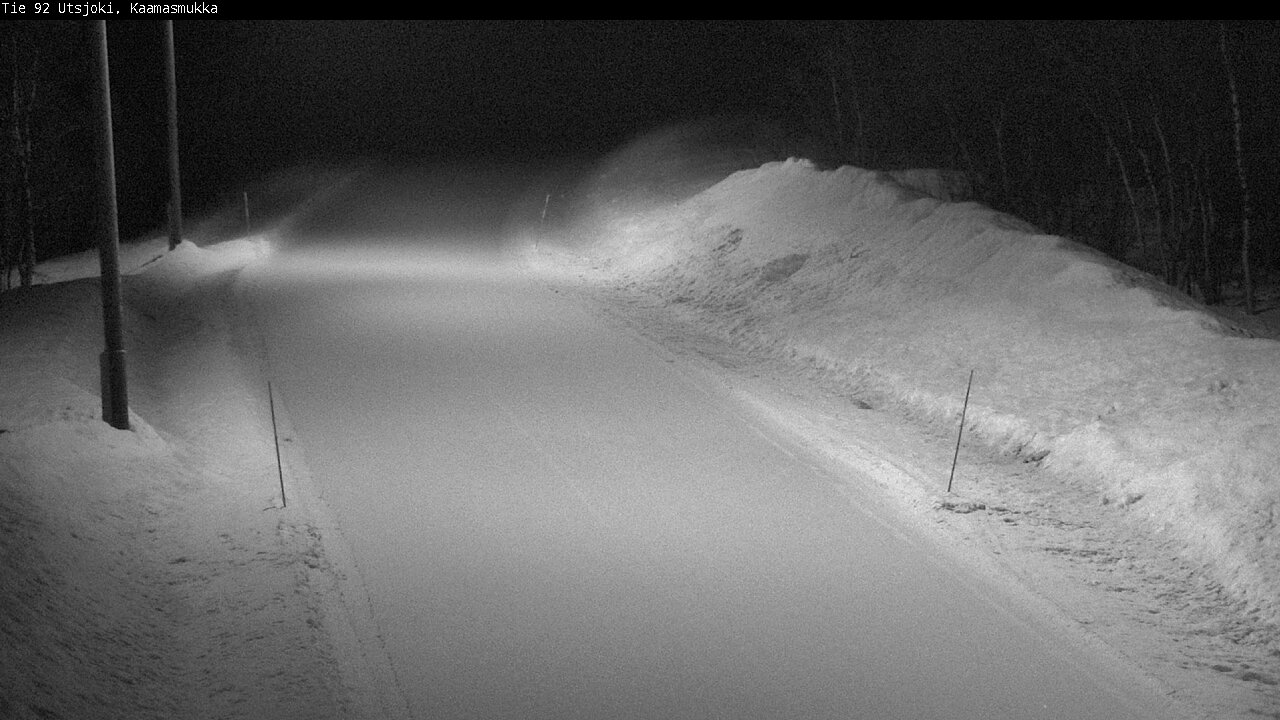 Weather Camera Image Road 92 Utsjoki, Kaamasmukka, Utsjoki, Lappi