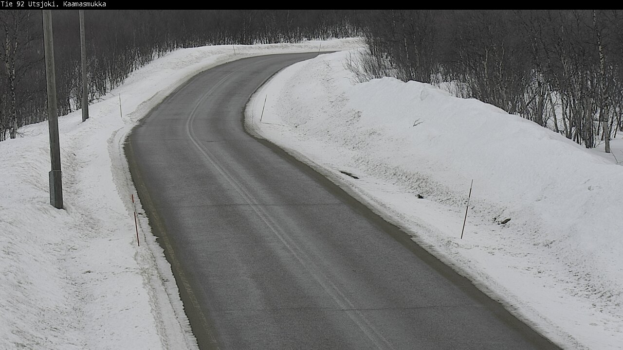 Kelikamerat Kuva Tie 92 Utsjoki, Kaamasmukka, Utsjoki, Lappi