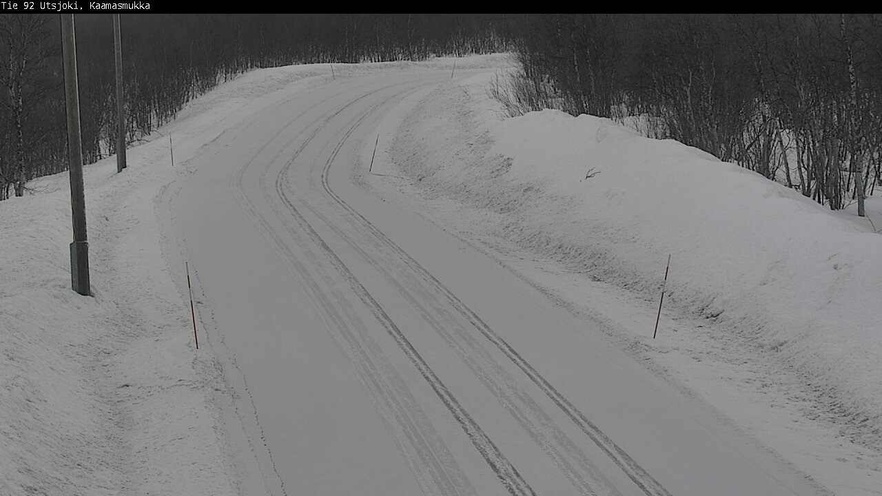 Weather Camera Image Road 92 Utsjoki, Kaamasmukka, Utsjoki, Lappi