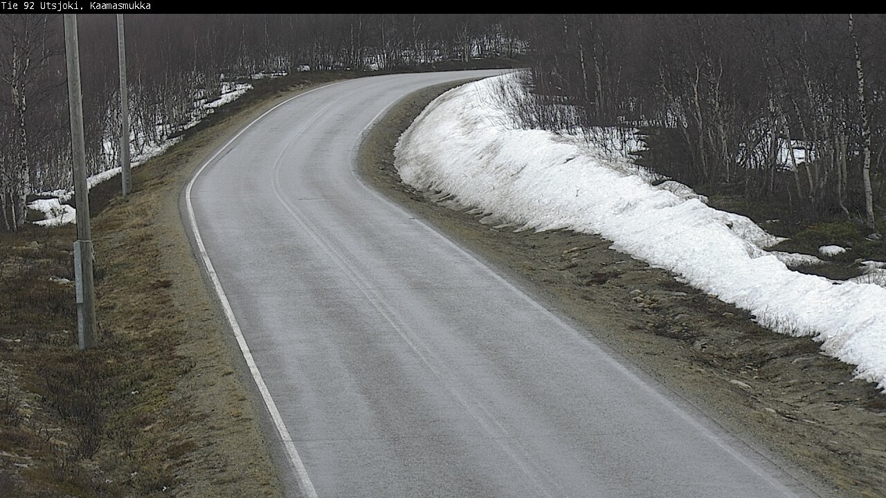Weather Camera Image Road 92 Utsjoki, Kaamasmukka, Utsjoki, Lappi
