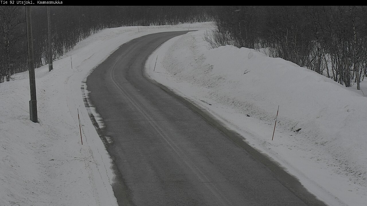 Kelikamerat Kuva Tie 92 Utsjoki, Kaamasmukka, Utsjoki, Lappi