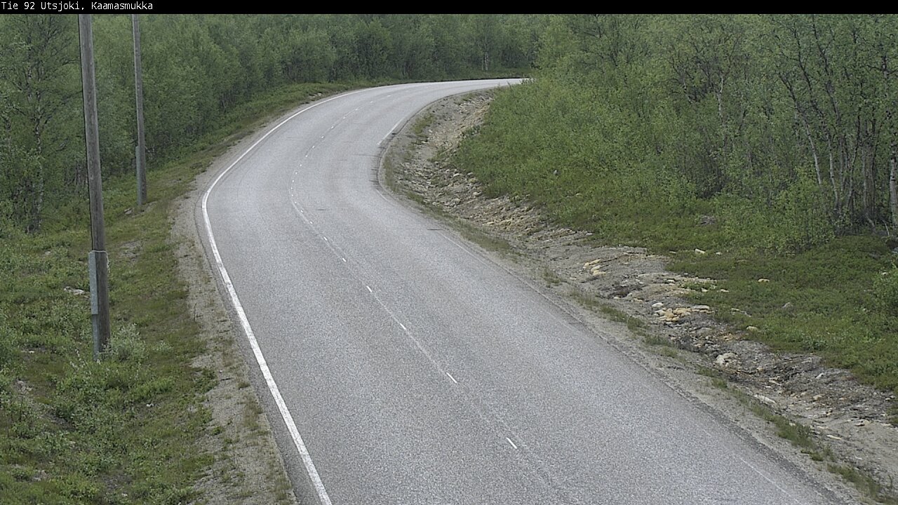 Kelikamerat Kuva Tie 92 Utsjoki, Kaamasmukka, Utsjoki, Lappi