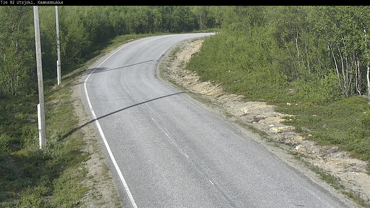 Weather Camera Image Väg 92 Utsjoki, Kaamasmukka, Utsjoki, Lappi