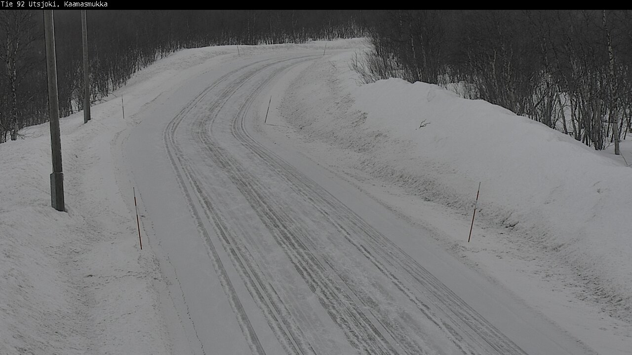 Weather Camera Image Road 92 Utsjoki, Kaamasmukka, Utsjoki, Lappi