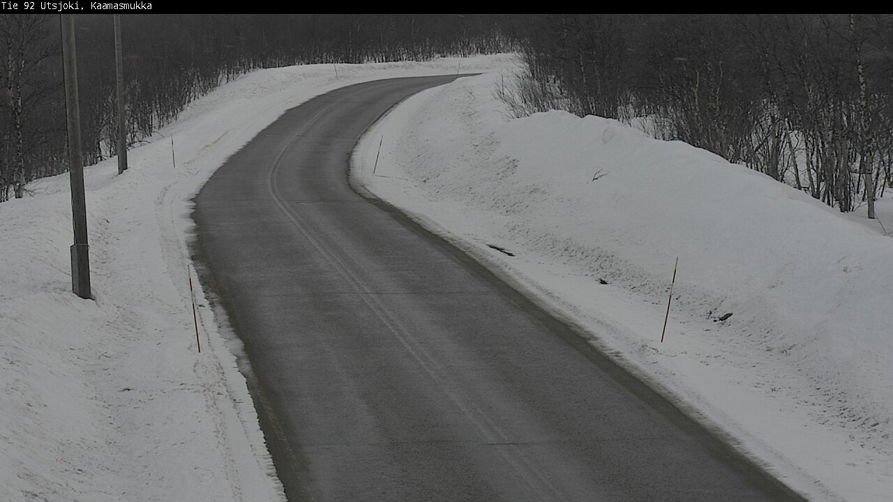 Weather Camera Image Väg 92 Utsjoki, Kaamasmukka, Utsjoki, Lappi