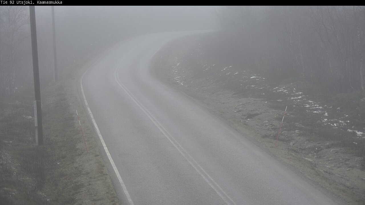 Kelikamerat Kuva Tie 92 Utsjoki, Kaamasmukka, Utsjoki, Lappi